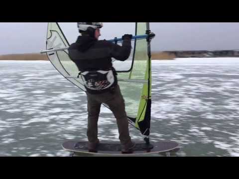 Eissurfen 2.0 am Neusiedler See