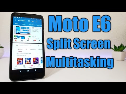 Moto E6 How to enable Split Screen Multitasking