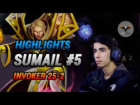 Invoker Dota 2 Sumail [25-2] Tryhard game