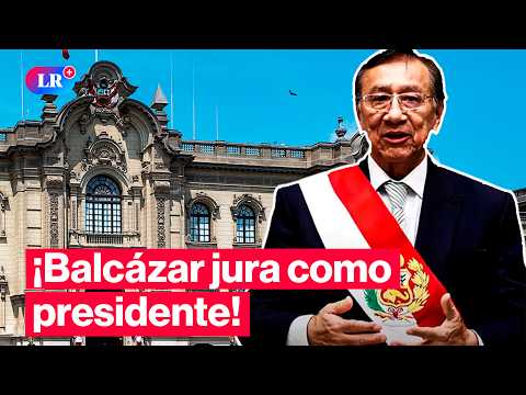 🚨¡ES OFICIAL! | José María Balcázar JURA como nuevo presidente del Perú #HLR