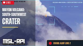 🔴 LIVE: Mayon Volcano 24/7 Monitoring — South-Southwest Crater RPiCam (Albay, Philippines) live webcam