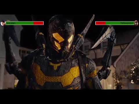 Ant-Man vs. Yellowjacket with healthbars 1/2 (Edited By @GabrielD2002)