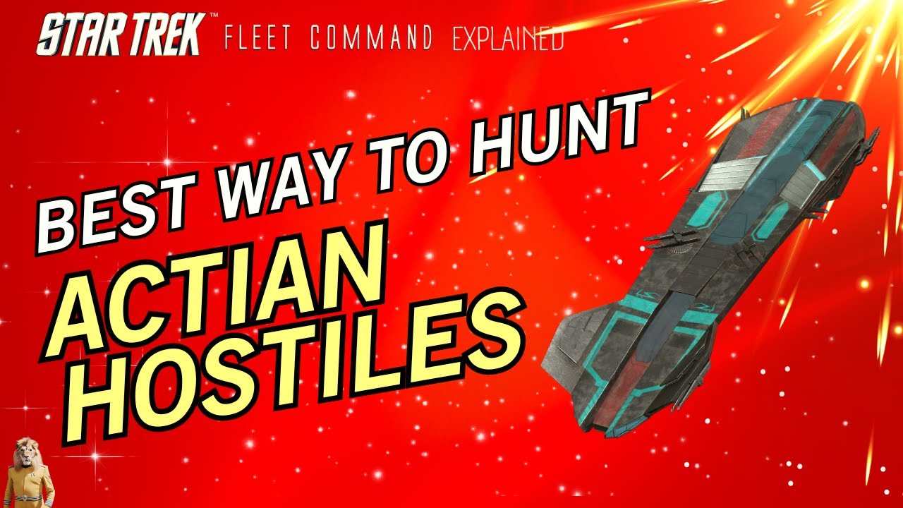 How to hunt Actian hostiles | How to play Star Trek Fleet Command | Outside Views STFC 2023