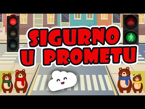 🚦Učimo: SIGURNO u prometu i na igralištu | Pravila sigurnosti u šetnji i parku | Mama Medo nas uči 🐻