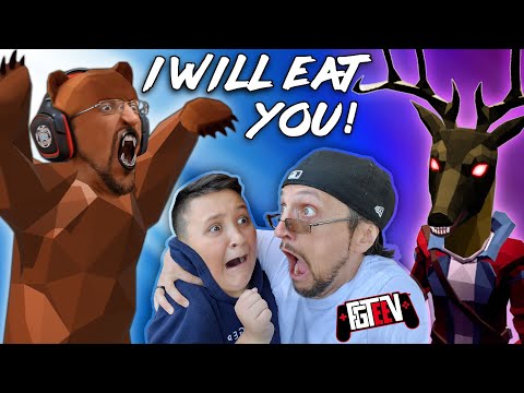 Hide & Seek: Savage BEAR Edition! I WILL EAT YOU! (FGTeeV Boys Multiplayer Game)