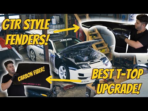 GTR style new fenders and Best T-top upgrade for Z32 300ZX from ''Mission''