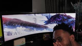 Horizon Zero Dawn Gameplay Samsung G9 Neo Odyssey