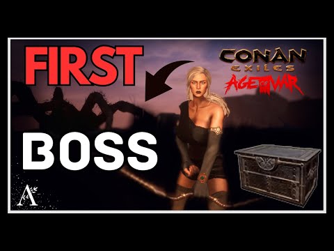 First WORLD BOSS and LEGENDARY WEAPON - Ep 4a | Age of War - Conan Exiles