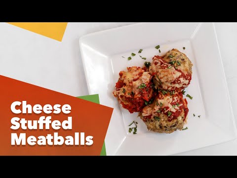 Keto Cheese Stuffed Meatballs Recipe