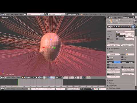 Blender 2.6 Tutorial - Hair Particles, Balding Mohawk Dude