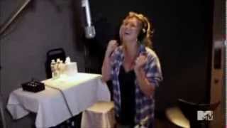 Ke$ha Recording &#39;Last Goodbye&#39; In The Studio