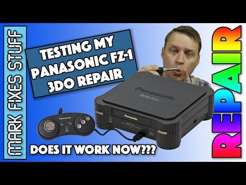 Pt 3: A DEAD Panasonic 3DO - Did my repair work?? 3DO REAL FZ-1 No Power Repair - Test & Gameplay