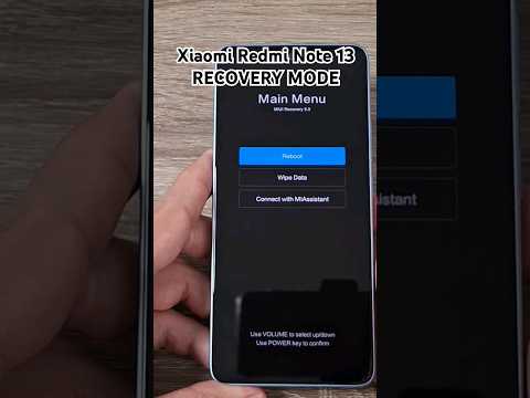How to Boot in Recovery Mode on Xiaomi Redmi Note 13 #xiaomi #redminote13 #recoverymode #shorts
