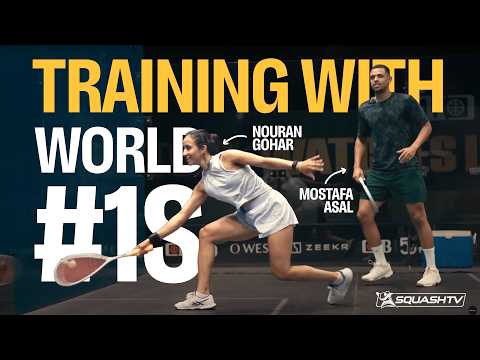 We filmed Mostafa Asal & Nouran Gohar's practice session!