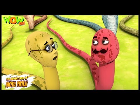 Motu Patlu Cartoons In Hindi |  Animated cartoon | Saanpo ka hungama | Wow Kidz