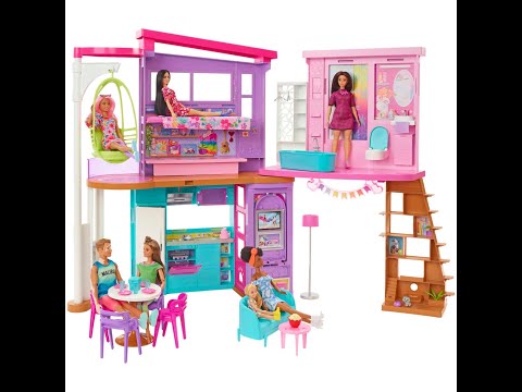 Mattel Barbie Malibu namas 2022 video