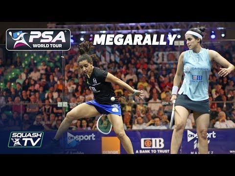 "What a rally... LOOK AT THAT!" - Squash MegaRally - El Welily v El Tayeb