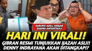 Download lagu HARI INI VIRAL! GIBRAN MENUNJUKKAN IJAZAH ASLI! PRABOWO MINTA KAPOLRI USUT KORUPSI DENNY INDRAYANA!? mp3