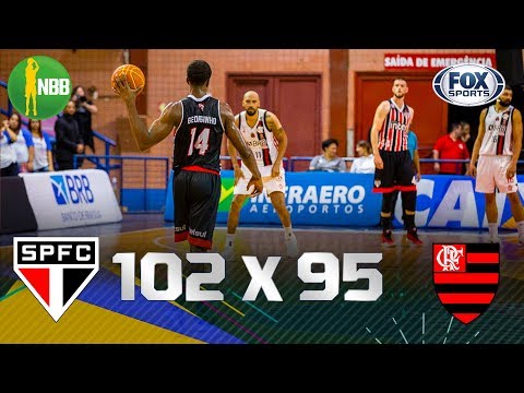 VIRADA DO TRICOLOR NO ÚLTIMO QUARTO! Veja o resumo de São Paulo 102 x 95 Flamengo