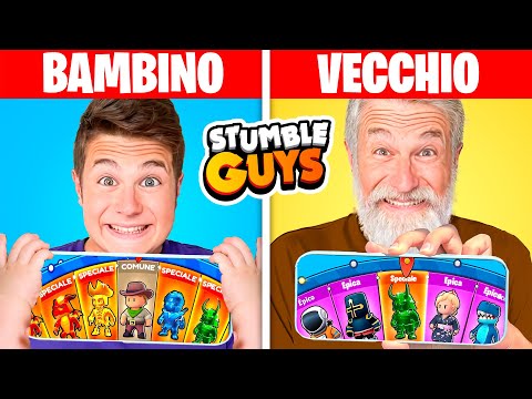 BAMBINI vs VECCHI SU STUMBLE GUYS!