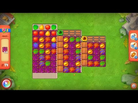 Gardenscapes level 10821 No Boosters Gameplay