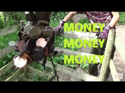 Magnet fishing the old well