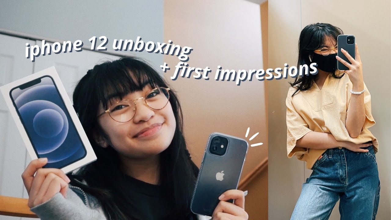 iphone 12 unboxing + first impressions !!!