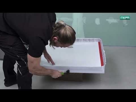 MEPA | Wannendichtband | Aquaproof Montage bodengleiche Duschwanne