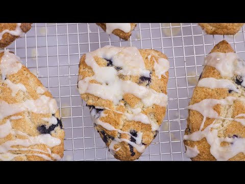This is How I get PERFECT Lemon Blueberry Scones EVERY Time