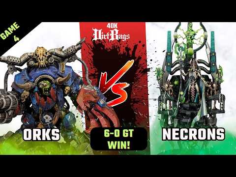 ORKs Win a GT Game 4 vs Necrons! | Chapter Approved Competitive | Warhammer 40k Battle Report