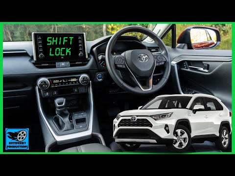 How to Operate the Shift Lock Release on a Toyota RAV4 2019+