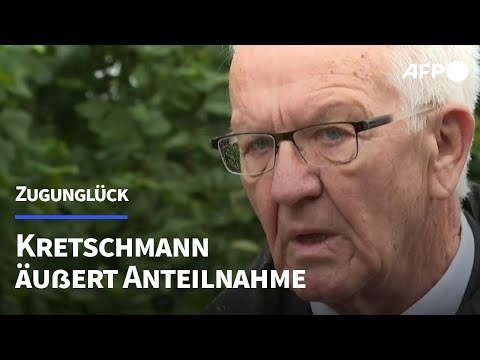 Zugunglück bei Riedlingen: Kretschmann äußert Anteilnahme | AFP