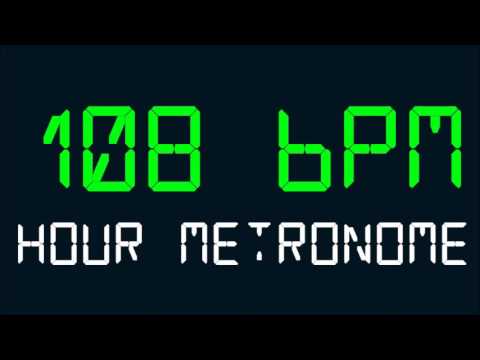 108 BPM (Beats Per Minute) Hour Metronome