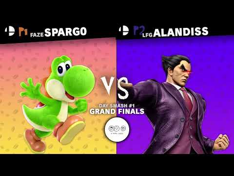 [GF] FaZe|Sparg0 (Yoshi)  vs LFG|Alandiss (Kazuya)  Day Smash #1