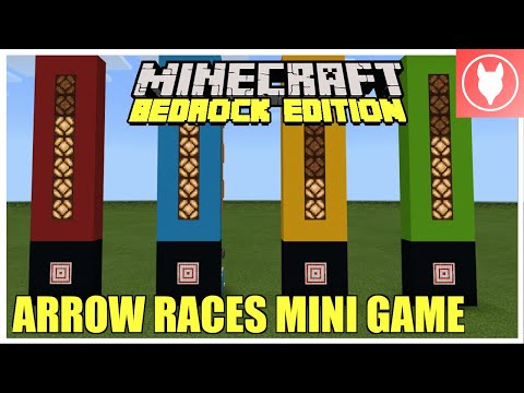 Minecraft Bedrock - Arrow Races Mini Game [ Target Block ] ( Xbox/ PS4/ MCPE/ Windows 10/ Switch )