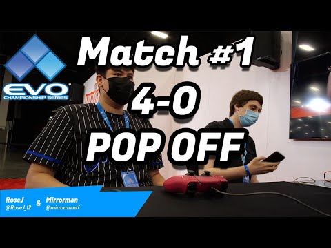 EVO 2022 Mirrorman & RoseJ looking scary (4-0 Match) vs MikeMuscles & Drewchuck