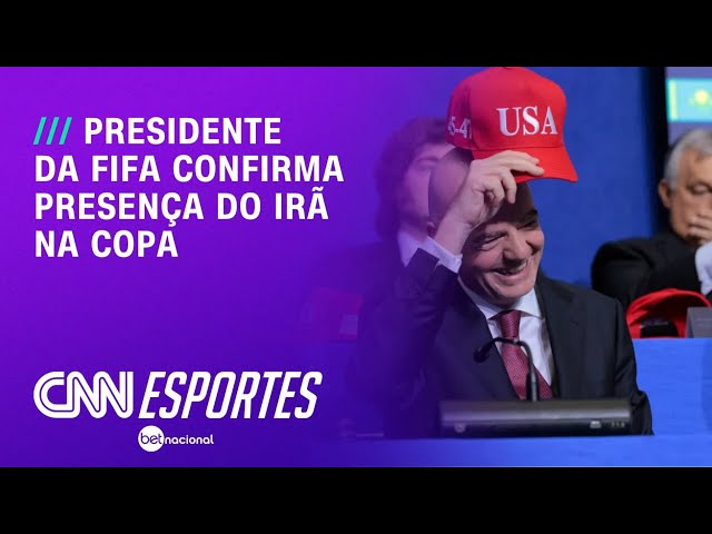 Irã “vai disputar o Mundial”, garante presidente da Fifa | CNN NOVO DIA