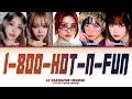 LE SSERAFIM 1 800 Hot N Fun 르세라핌 Color Coded Lyrics