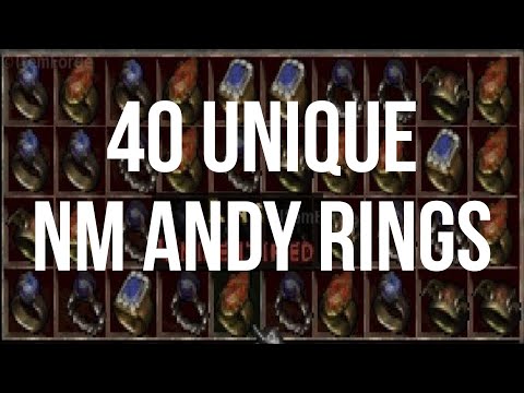 IDENTIFYING 40 NM ANDY UNIQUE RINGS