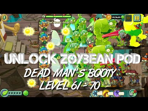 Plants vs Zombies 2 - Pirate Seas | Endless Zone All Max Level Plants Test Level 61 - 70