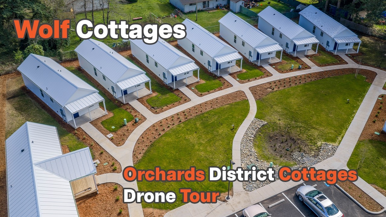Modular Cottage Community Now Renting! | 2 bed, 1 bath 616 sq feet | Vancouver WA | Wolf Cottages
