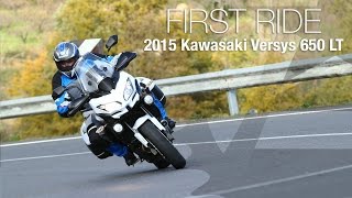 2015 Kawasaki Versys 650 LT First Ride - MotoUSA