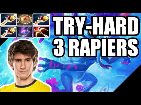 DENDI - MID PUCK // "TRY-HARD With 3 Rapiers"