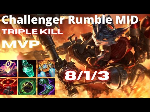 RUMBLE vs AURELION SOL / MID / Challenger Ranked NA