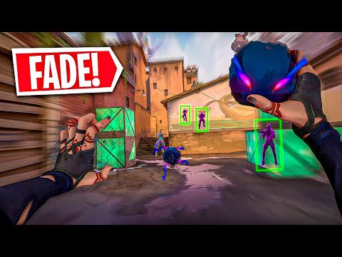 a FADE é MUITO *QUEBRADA* no Valorant - Jogadas de 200QI com a FADE