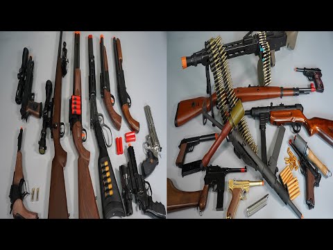 WW2 Toy Gun  And Hunter Toy Gun - Airsoft Nerf Gun -MP40 MG42 Sniper Rifle AK47- Toy Guns Collection