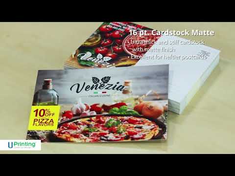 What are the Different Postcard Paper Stocks for Printing?