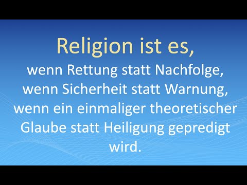 Teil 2: Die Gefahr der Irrlehre hinter "Einmal gerettet, immer gerettet" und Calvinismus verstehen!