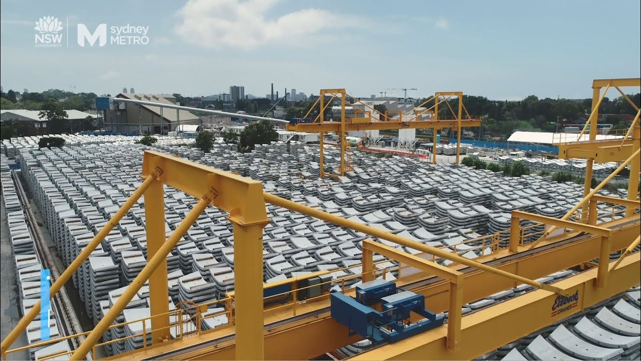 Video thumbnail for Sydney Metro: 100,000 concrete segments