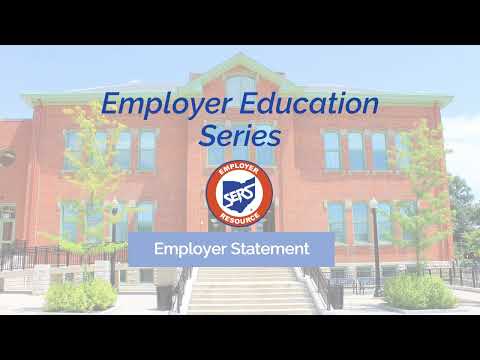 Employer Education Series: Employer Statement